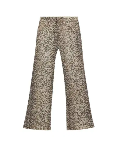 R13 Jane Wide-Leg Leopard Jeans | Thumbnail 1 R13 Jane Wide-Leg Leopard Jeans | Thumbnail 1