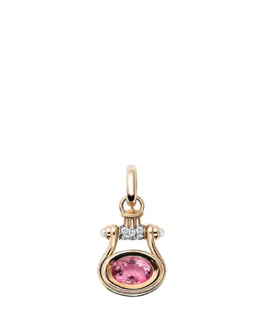 Mason and Books 14K Pendulum Pendant with Pink Tourmaline | Thumbnail 1