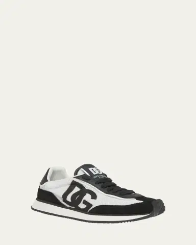 Dolce & Gabbana Mixed-Material DG Cushion Sneakers | Thumbnail 3