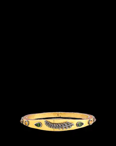 SEVAN BICAKCI 24K Yellow Gold Tapered Leaf Bangle | Thumbnail 2