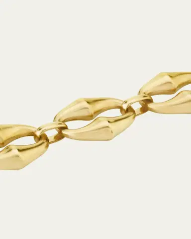 Vram 18K Yellow Gold Chrona Mini Link Bracelet | Thumbnail 4