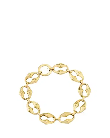 Vram 18K Yellow Gold Chrona Mini Link Bracelet | Thumbnail 1