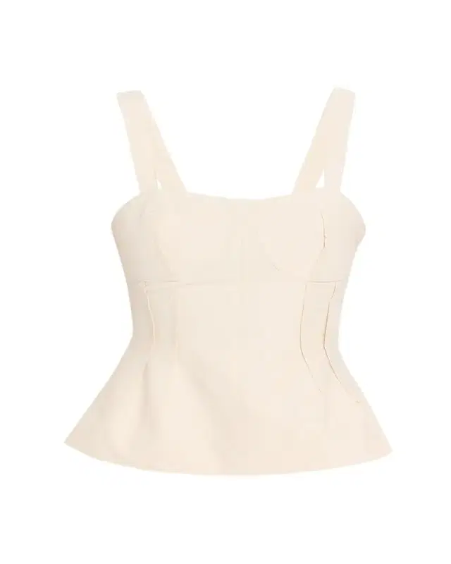 SIMKHAI April Cotton Faille Bustier Top