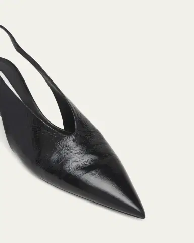 Jil Sander Calfskin Slingback Ballerina Pumps | Thumbnail 5