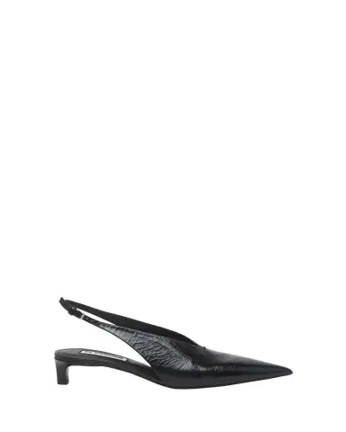 Jil Sander Calfskin Slingback Ballerina Pumps | Thumbnail 1