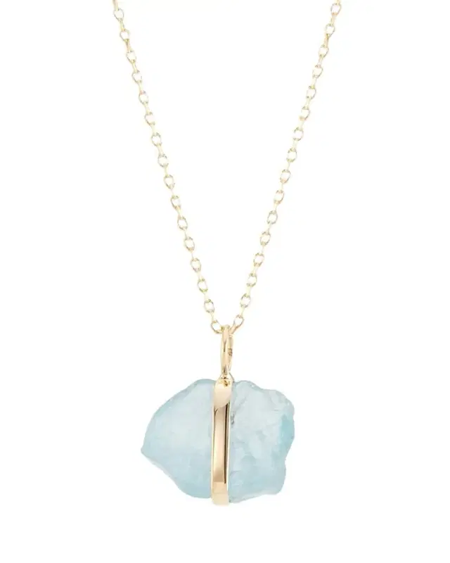 JIA JIA 14K March Birthstone Pendant Necklace
