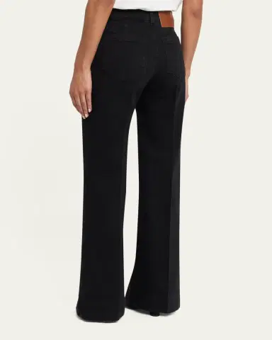 Victoria Beckham Alina Patch-Pocket Straight-Leg Jeans | Thumbnail 3 Victoria Beckham Alina Patch-Pocket Straight-Leg Jeans | Thumbnail 3