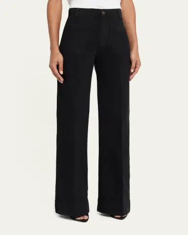 Victoria Beckham Alina Patch-Pocket Straight-Leg Jeans | Thumbnail 4 Victoria Beckham Alina Patch-Pocket Straight-Leg Jeans | Thumbnail 4