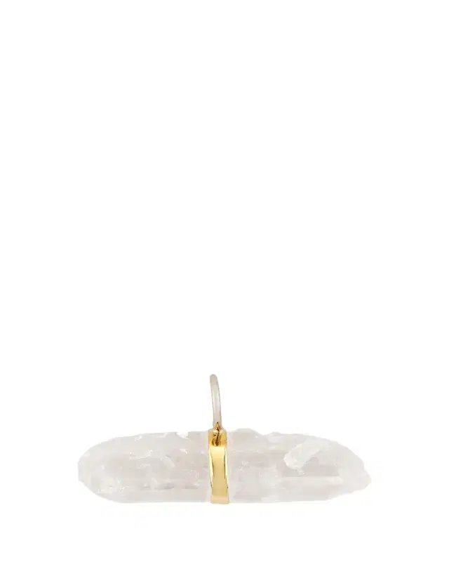 JIA JIA 14K Crystal Quartz Bar Charm
