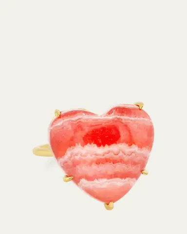 JIA JIA 14K Rhodochrosite Heart Ring | Thumbnail 2