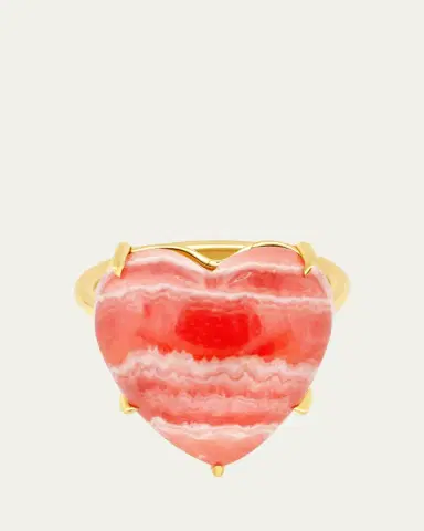 JIA JIA 14K Rhodochrosite Heart Ring | Thumbnail 3