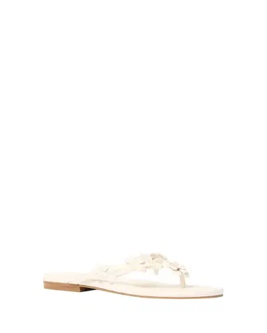 Simkhai Willow Floral Applique Leather Sandals | Thumbnail 1 Simkhai Willow Floral Applique Leather Sandals | Thumbnail 1