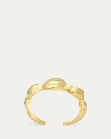 Vram 18K Yellow Gold Cayrn Hinged Cuff Bracelet | Thumbnail 4