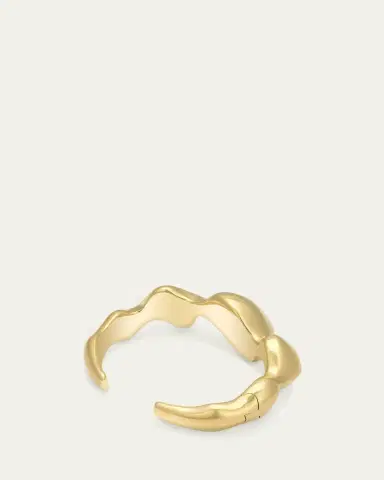 Vram 18K Yellow Gold Cayrn Hinged Cuff Bracelet | Thumbnail 5