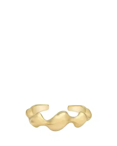 Vram 18K Yellow Gold Cayrn Hinged Cuff Bracelet | Thumbnail 1