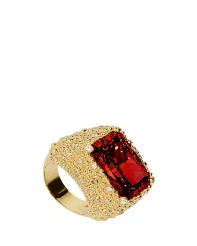 Nickho Rey Hilton 14K Gold Vermeil Cubic Zirconia Cocktail Ring | Thumbnail 1 Nickho Rey Hilton 14K Gold Vermeil Cubic Zirconia Cocktail Ring | Thumbnail 1