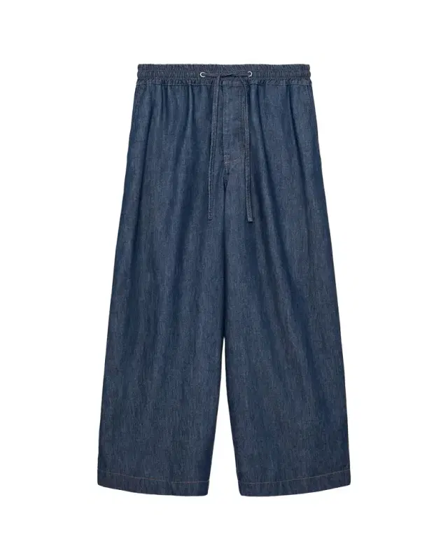 Loewe Men's Denim Drawstring Trousers