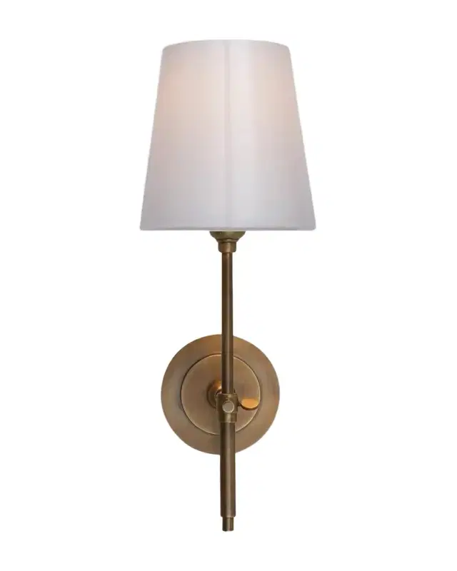 Visual Comfort Signature Bryant Sconce W/White Glass By Thomas O 'Brien