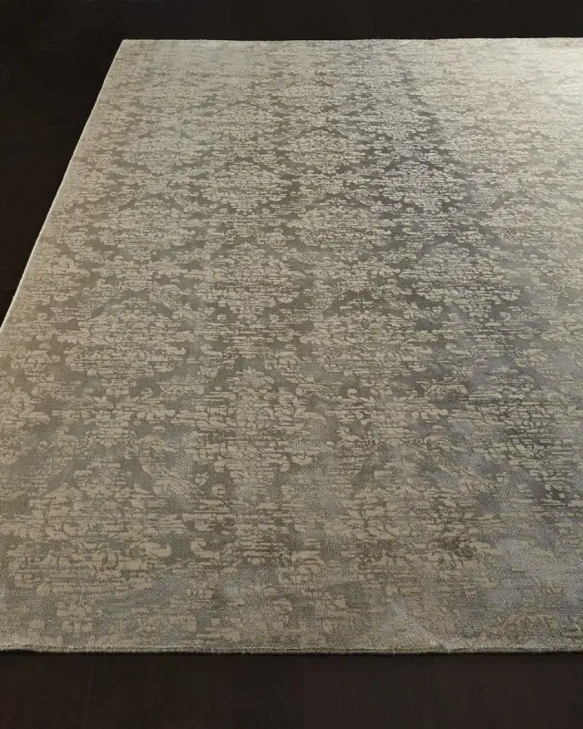 Nourison Medallion Mist Runner, 2 '3" x 8 '
