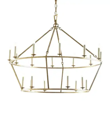 Visual Comfort Signature Darlana Large Two-Tiered Ring Chandelier | Thumbnail 1