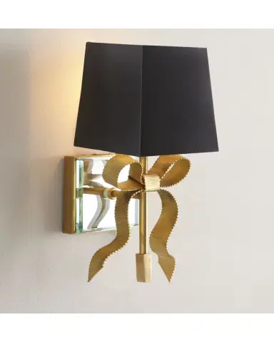 Visual Comfort Signature Small Ellery Grosgrain Bow Sconce | Thumbnail 3