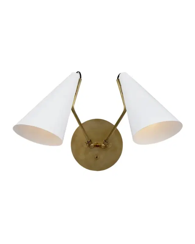 Visual Comfort Signature Clemente Double Sconce By AERIN