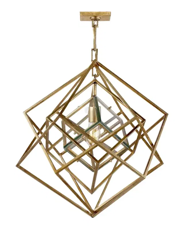 Visual Comfort Signature Cubist Small Chandelier By Kelly Wearstler