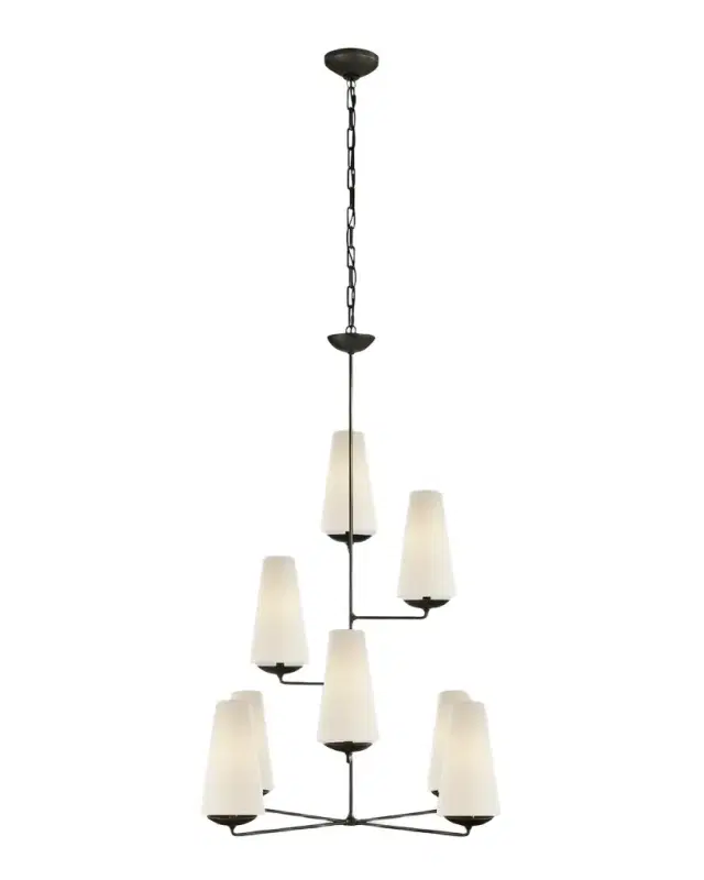 Visual Comfort Signature Fontaine Vertical Chandelier By AERIN