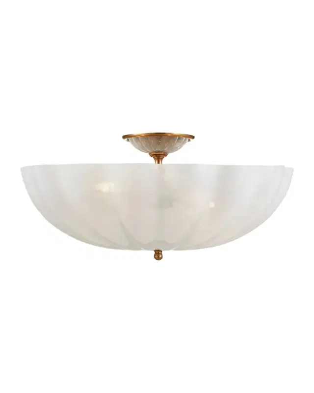 Visual Comfort Signature Rosehill Large Semi Flush Mount By AERIN