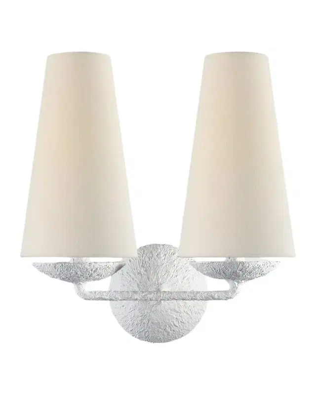 Visual Comfort Signature Fontaine Double Sconce By AERIN