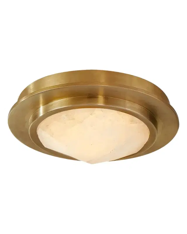 Visual Comfort Signature Halcyon Petite Bezel Flush Mount By Kelly Wearstler