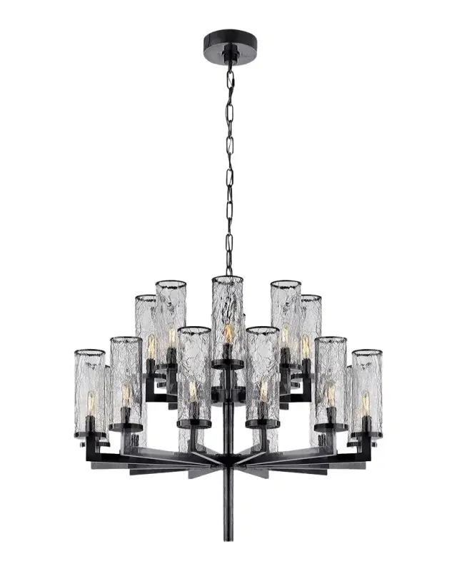 Visual Comfort Signature Liaison Double Tier Chandelier By Kelly Wearstler