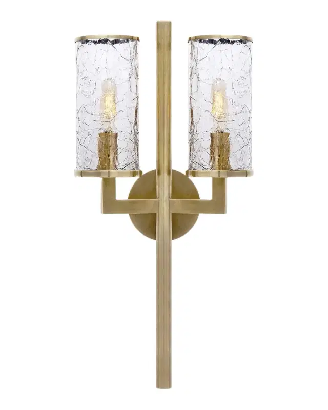 Visual Comfort Signature Liaison Double Sconce By Kelly Wearstler