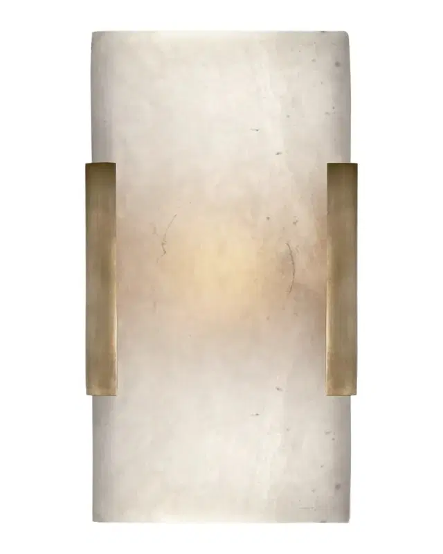 Visual Comfort Signature Covet Wide Clip Bath Sconce By Kelly Wearstler