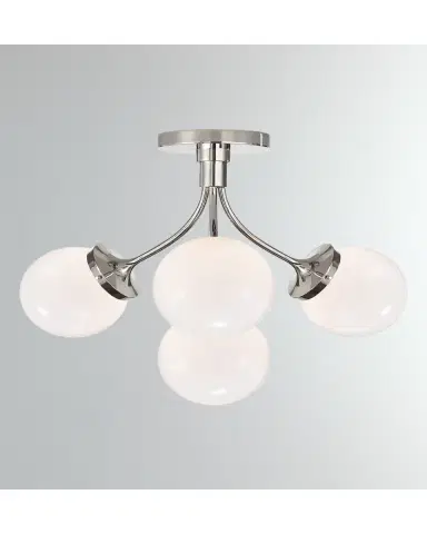 Visual Comfort Signature Prescott Medium Semi Flush Mount | Thumbnail 2