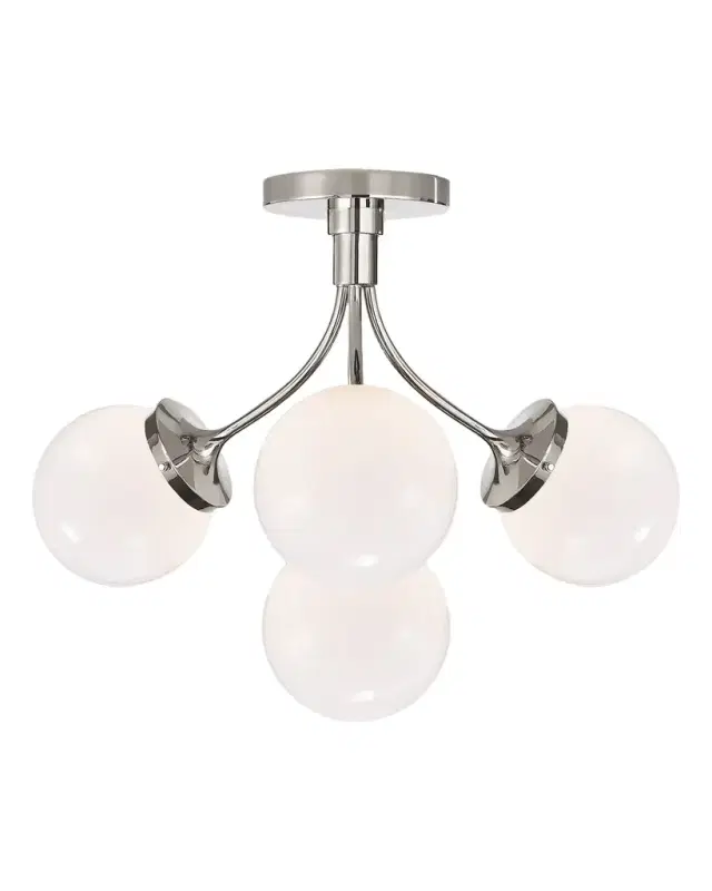 Visual Comfort Signature Prescott Medium Semi Flush Mount