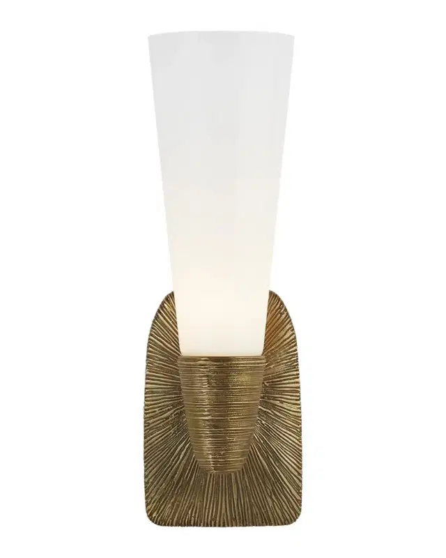 Visual Comfort Signature Utopia Small Single Bath Sconce By Kelly Wearstler