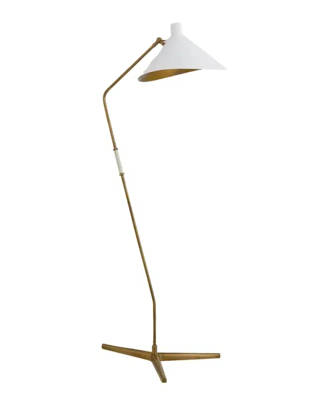 Visual Comfort Signature Mayotte Large Offset Floor Lamp By AERIN