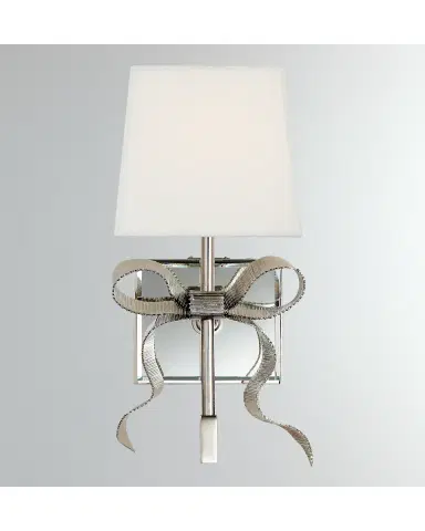 Visual Comfort Signature Ellery Grosgrain Bow Small Sconce | Thumbnail 2