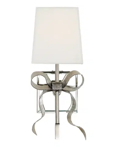 Visual Comfort Signature Ellery Grosgrain Bow Small Sconce | Thumbnail 1