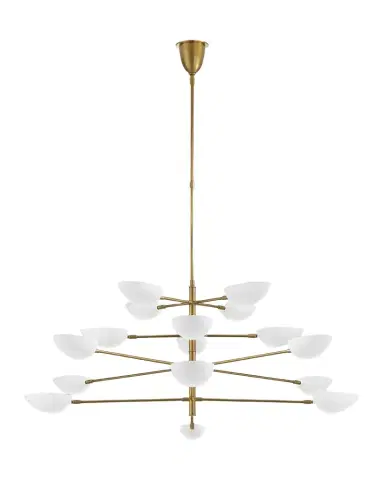 Visual Comfort Signature Graphic Grande Four Tier Chandelier By AERIN | Thumbnail 1