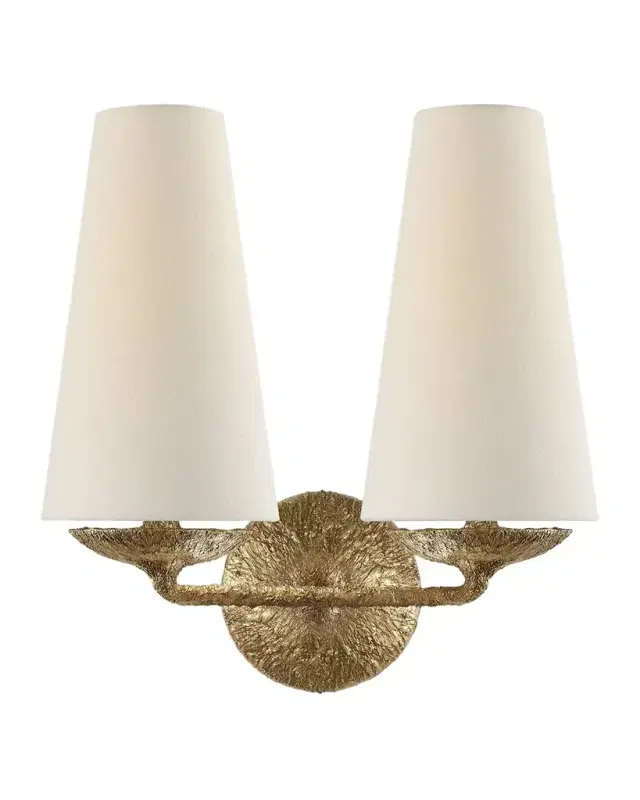 Visual Comfort Signature Fontaine Double Sconce By AERIN