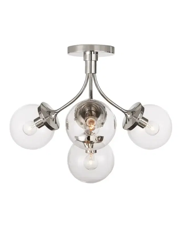 Visual Comfort Signature Prescott Medium Semi Flush Mount