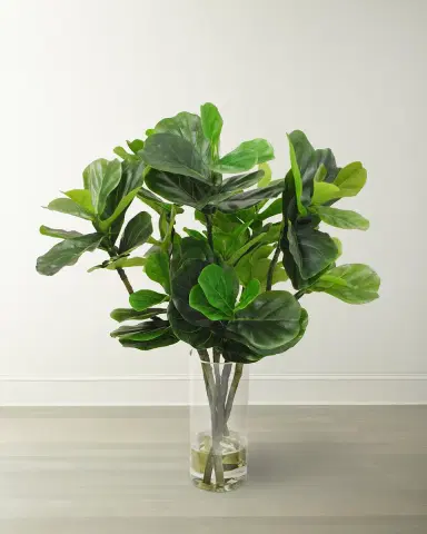 Winward Home Fiddle Leaf in Round Vase | Thumbnail 1