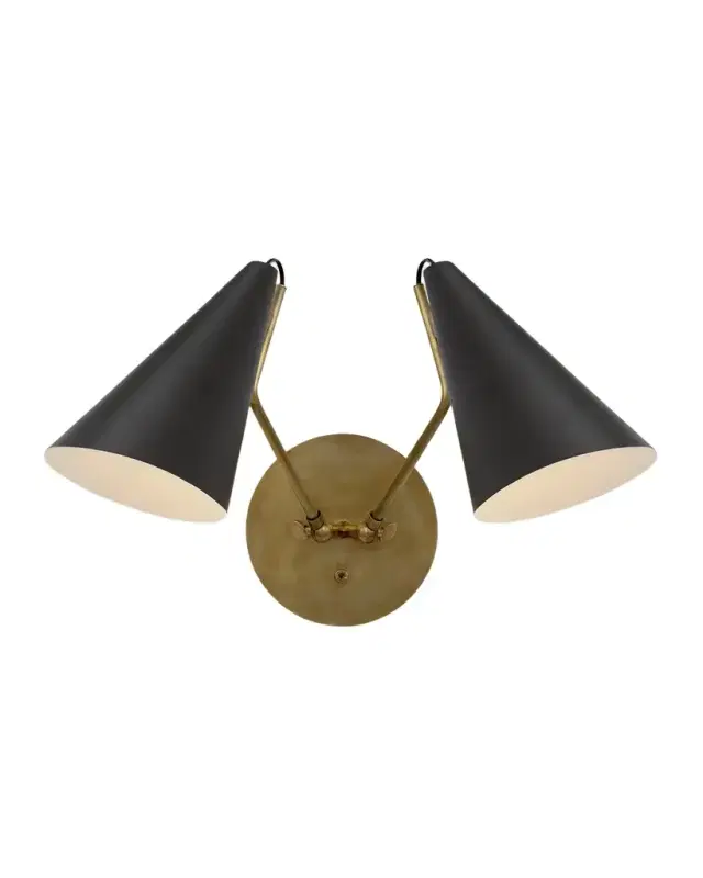 Visual Comfort Signature Clemente Double Sconce By AERIN