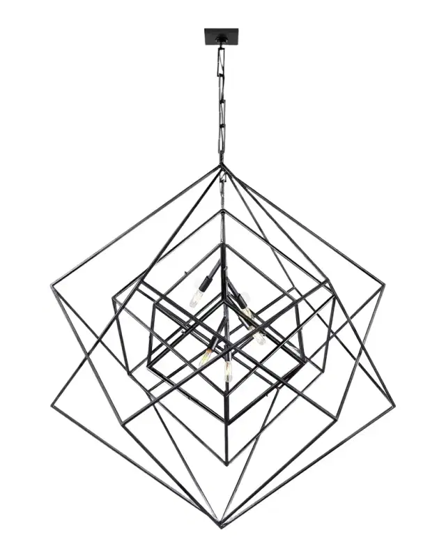 Visual Comfort Signature Cubist Large Chandelier By Kelly Wearstler