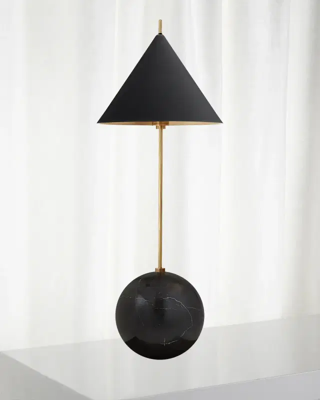 Visual Comfort Signature Cleo Orb Base Accent Lamp By Kelly Wearstler
