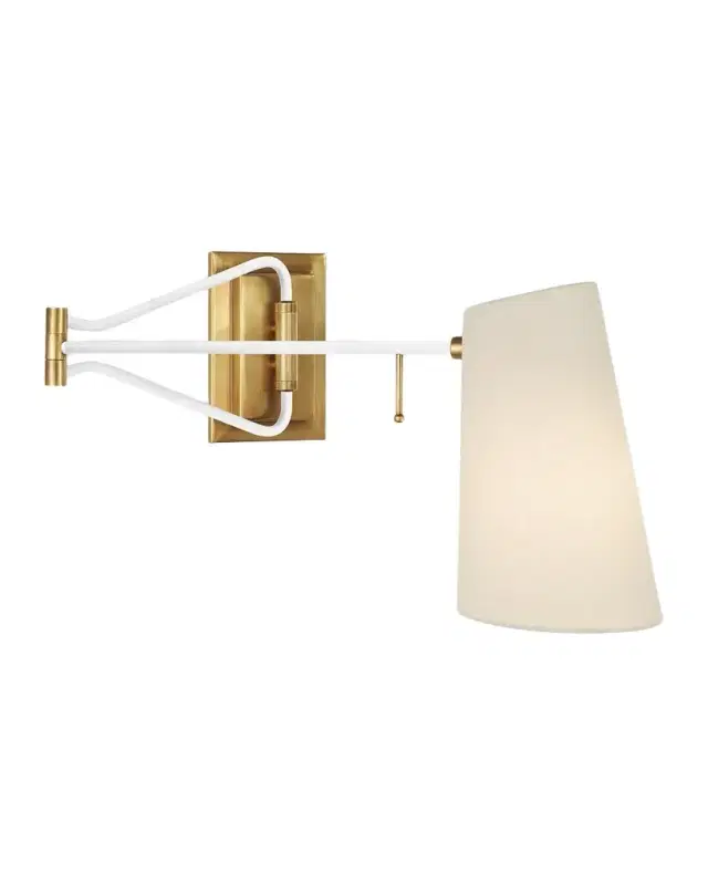 Visual Comfort Signature Keil Swing Arm Wall Light By AERIN
