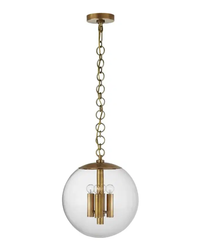 Visual Comfort Signature Turenne Medium Globe Pendant By AERIN