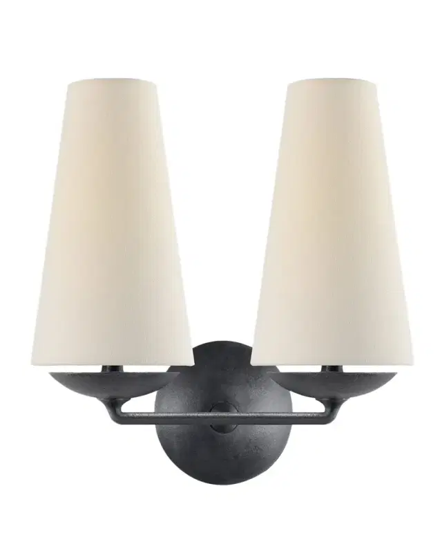 Visual Comfort Signature Fontaine Double Sconce By AERIN